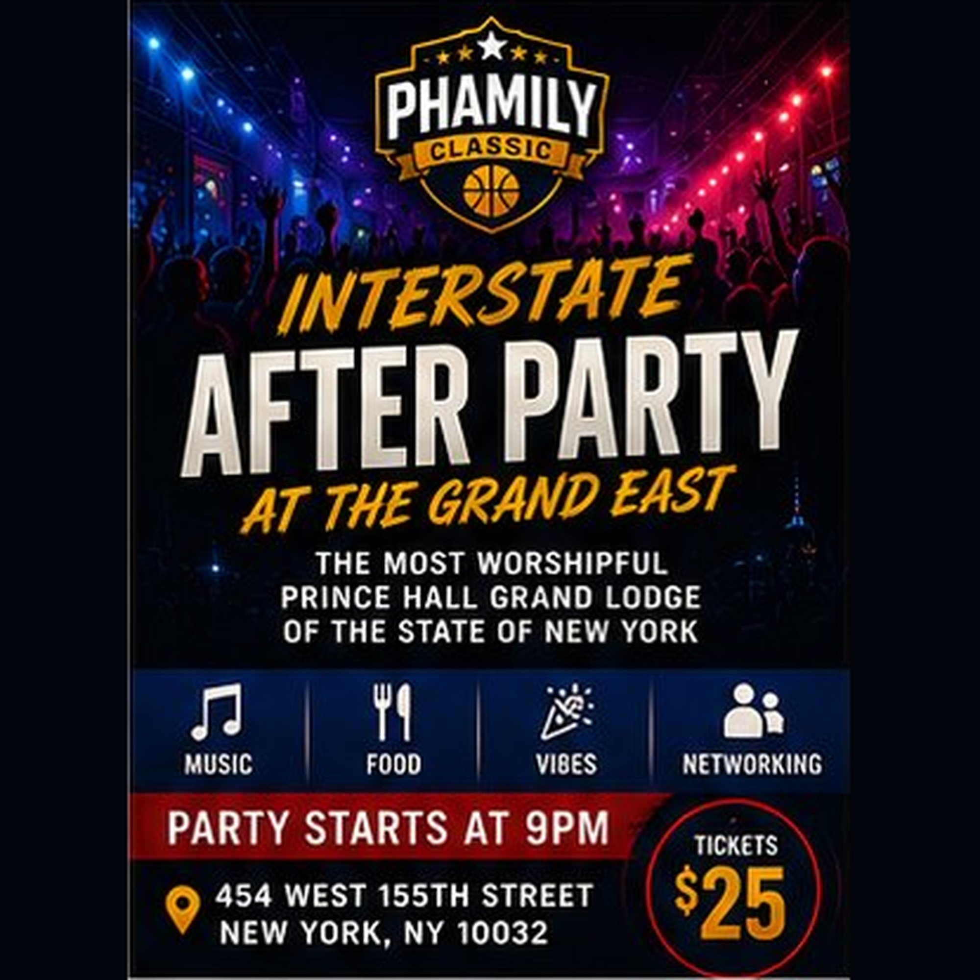 PHAmily Classic — After Party Ticket
