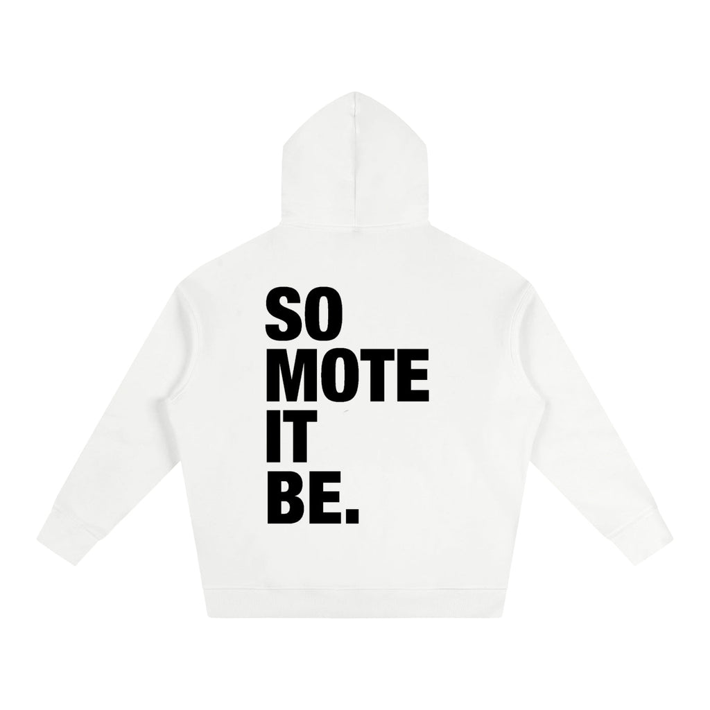 SO MOTE  IT BE Oversize Hoodie white