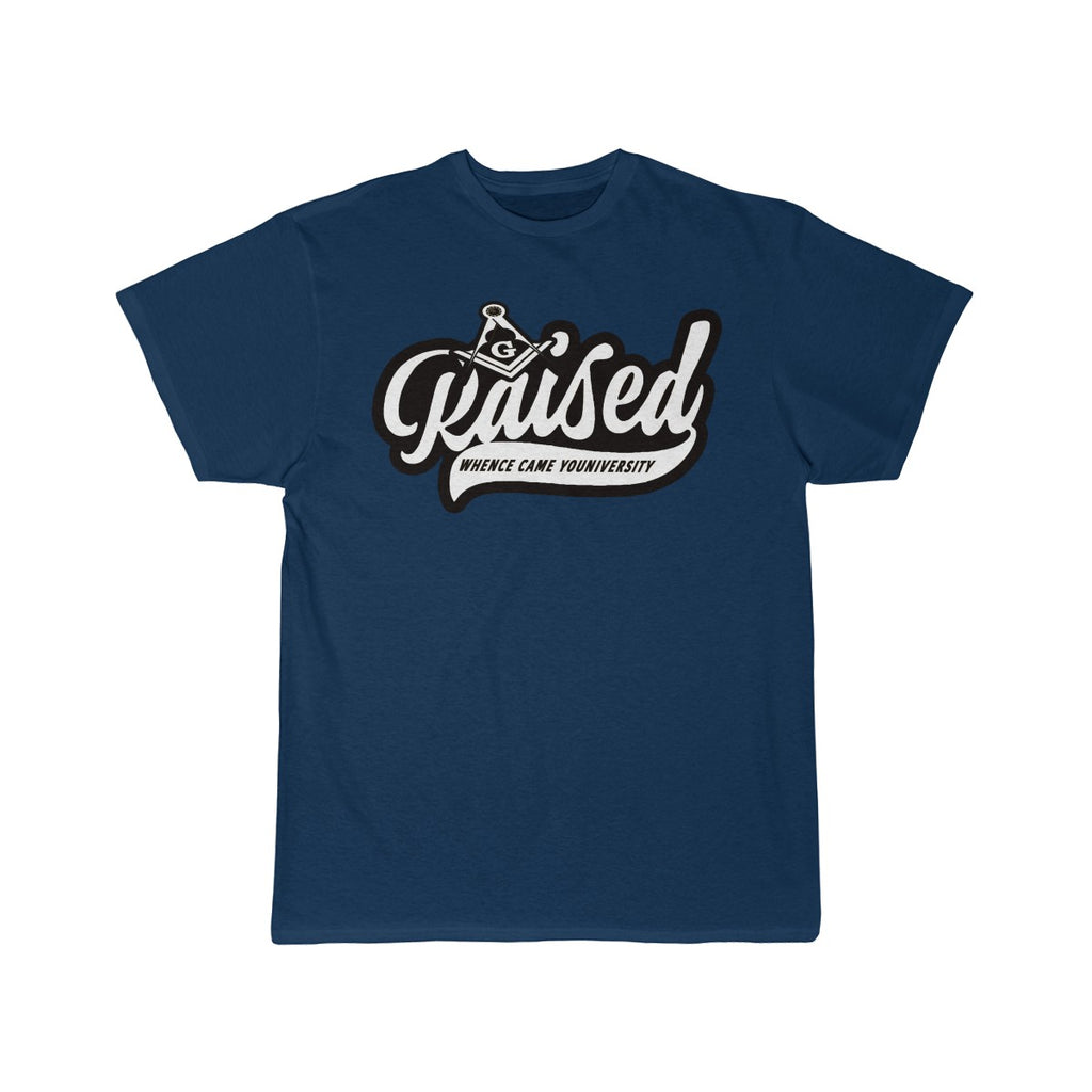 Raised Short Sleeve Tee (black and white logo)