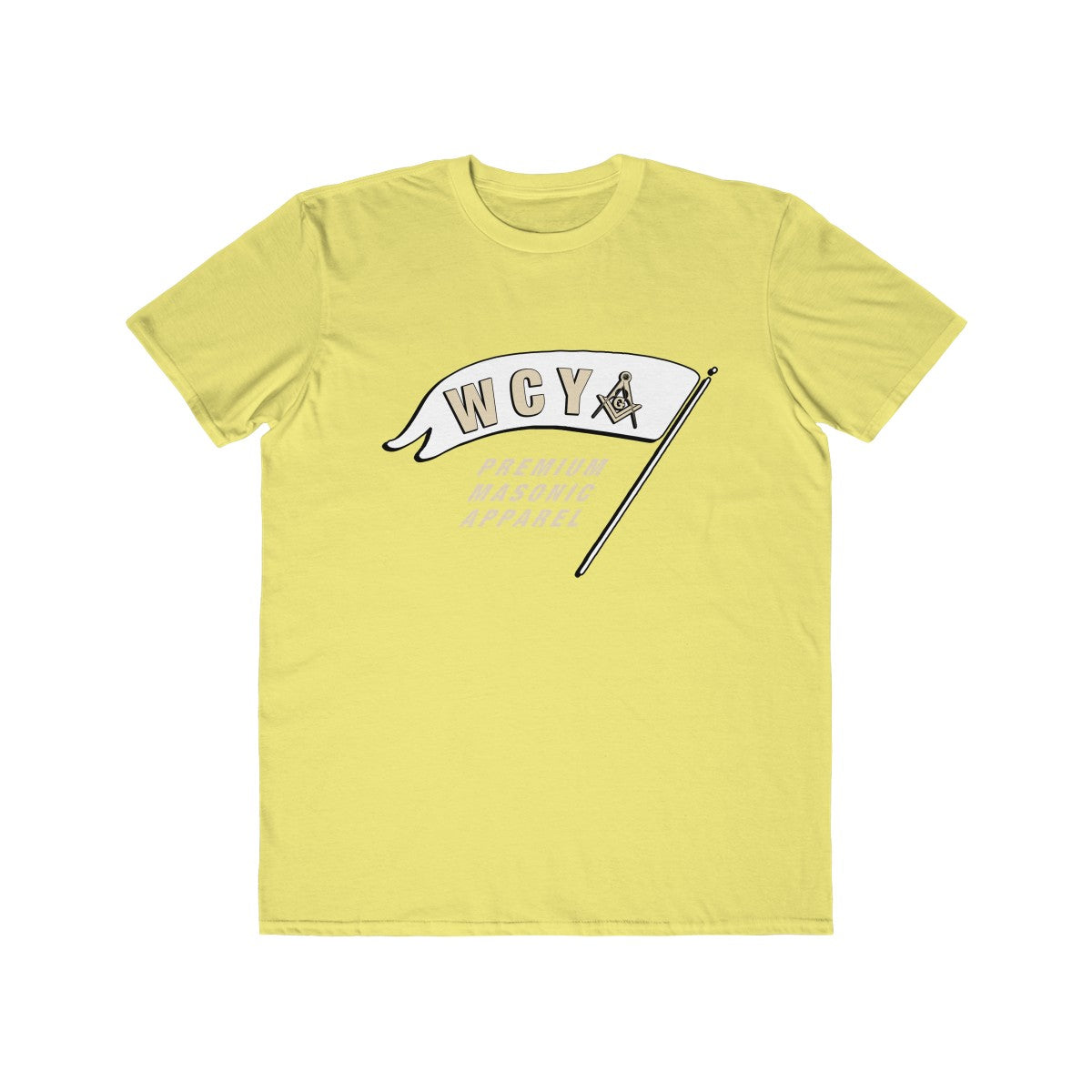 WCY BANNER TEE (white logo)