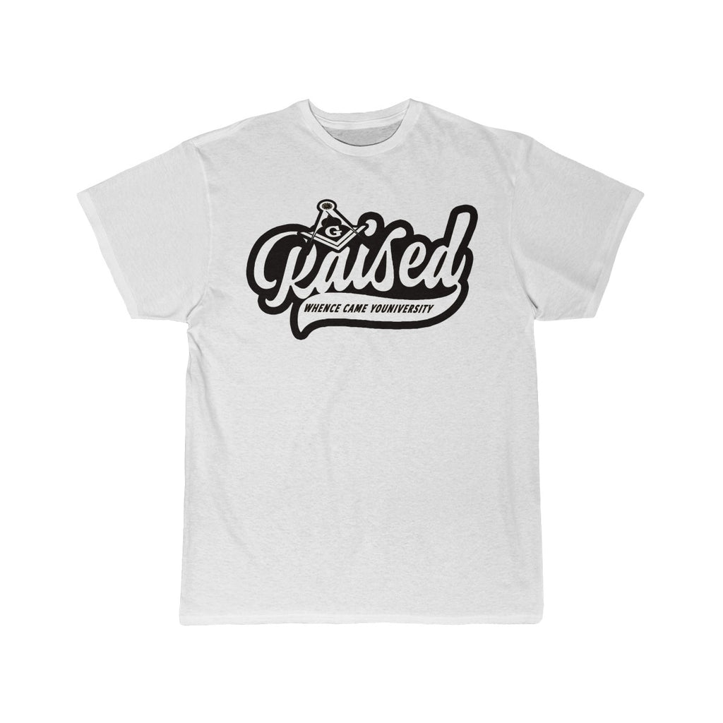 Raised Short Sleeve Tee (black and white logo)