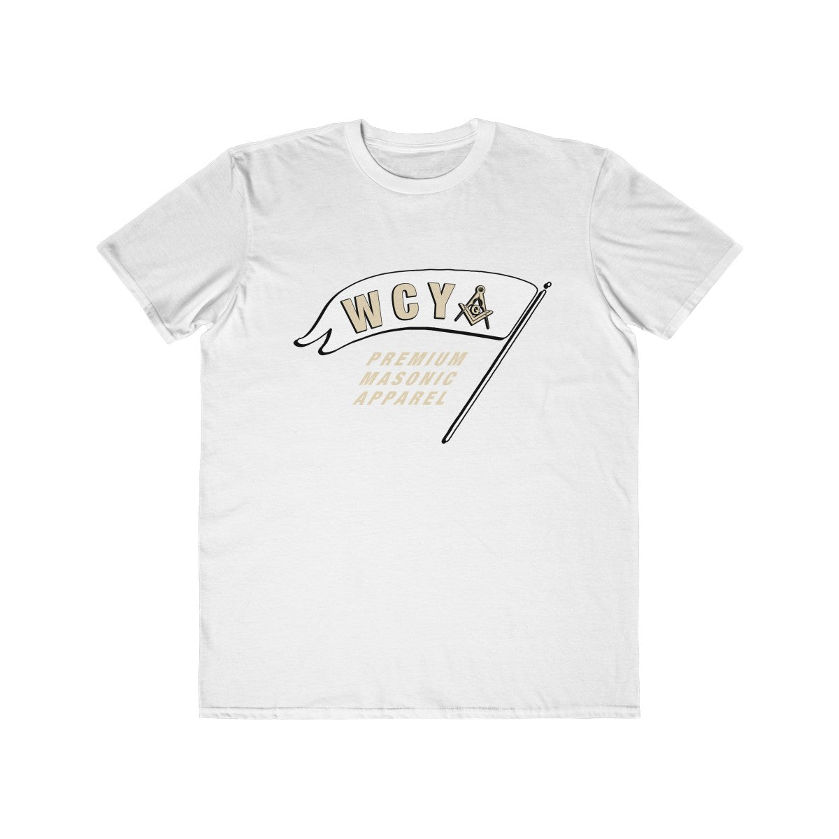 WCY BANNER TEE (white logo)