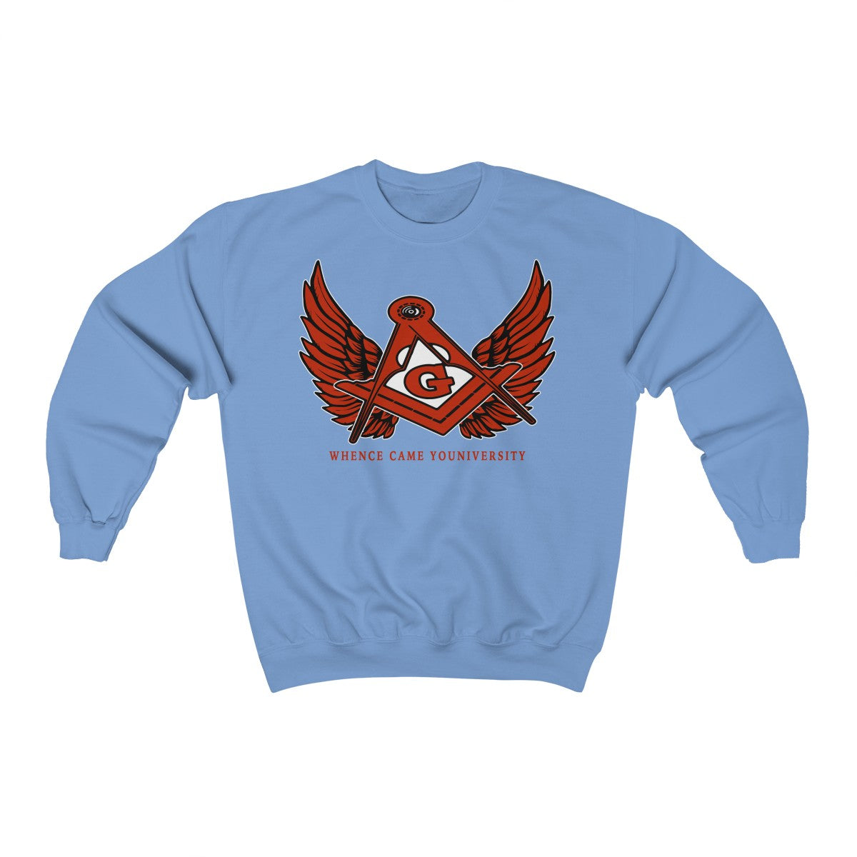 G Slant Wings Crewneck Sweatshirt (red logo)