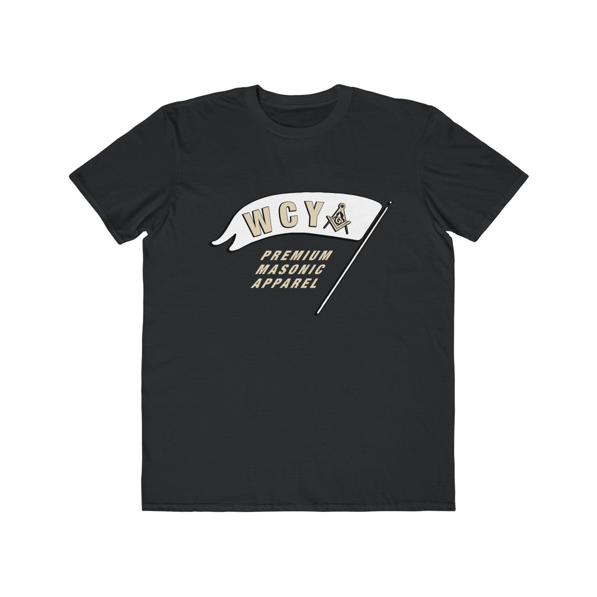 WCY BANNER TEE (white logo)