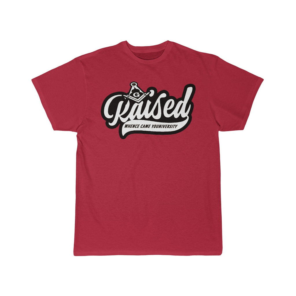 Raised Short Sleeve Tee (black and white logo)