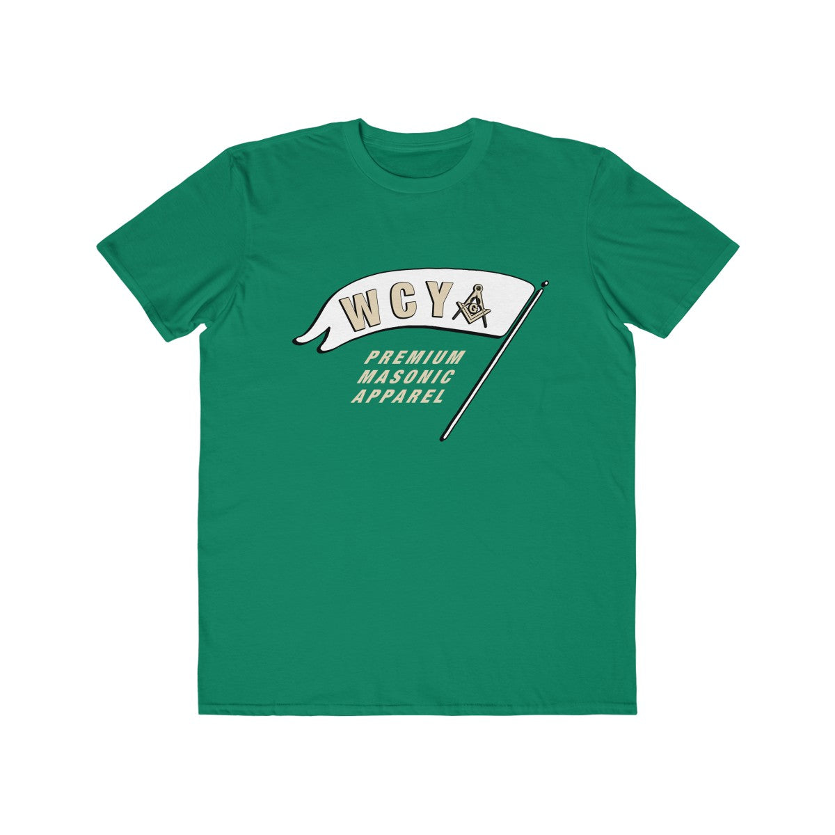 WCY BANNER TEE (white logo)