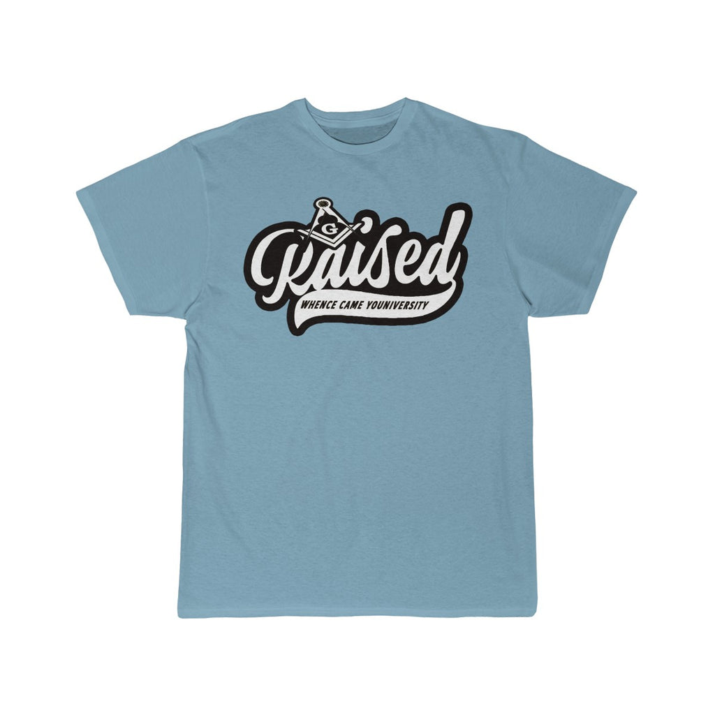 Raised Short Sleeve Tee (black and white logo)